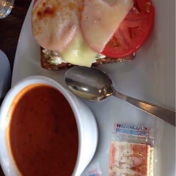 First Watch - Chicken salad melt and tomato soup! - Breakfast & Brunch Near Me - Clayton, Missouri First Watch - Chicken salad melt and tomato soup! - Breakfast & Brunch Near Me - Clayton, Missouri