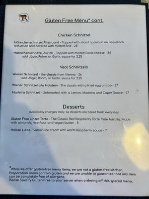 Menu photo 5 Rheinblick German Restaurant Canandaigua, NY Menu photo 5 Rheinblick German Restaurant Canandaigua, NY
