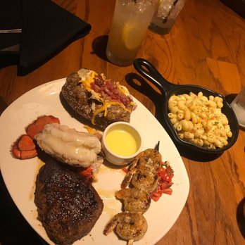 Outback Steakhouse - Steak and lobster with a side of shrimp & mac! - Steakhouses Near Me - Corpus Christi, Texas