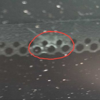 Dynamic Appearance - Remaining adhesive that they were paid to remove. - Car Window Tinting Near Me - Norcross, Georgia