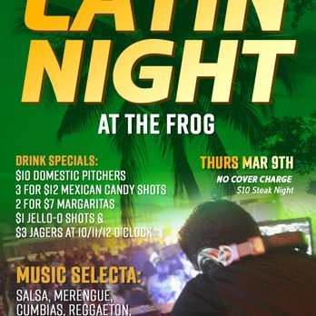 The Green Frog - From the creators of Salsa Latin Night inside the walls of San Manuel Casino, bring you a one night party in the city of Highland. - Sports Bars Near Me - Highland, California