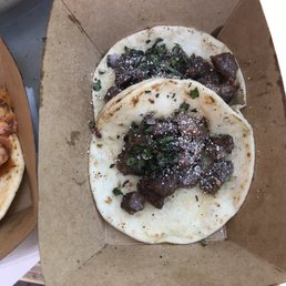 $14 for 2 measly tacos . Gritty and horrible cuts of meat. No toppings or other unique addition. $14 for 2 measly tacos . Gritty and horrible cuts of meat. No toppings or other unique addition.