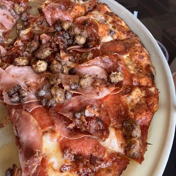 Shakey's Pizza Parlor - Meat pizza was full of different meats.  So good. - Pizza Near Me - Norwalk, California