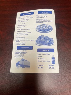 Menu photo 4 Vamos Pizza Mesquite, TX