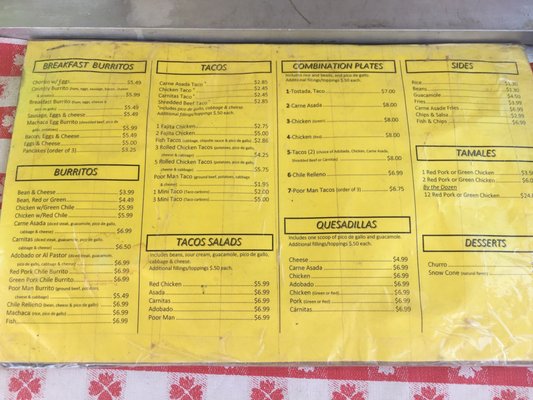 Menu photo 2 Burrito Barn Goodyear, AZ
