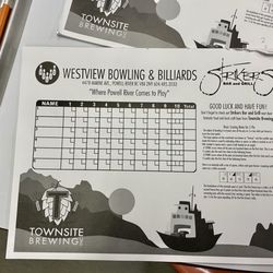 Westview Bowling & Billiards - Self scoring lol