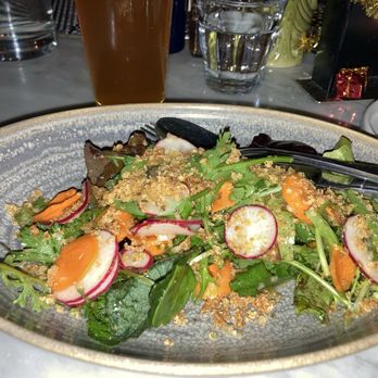Canard - Market greens salad with carrots and radish - Wine Bars Near Me - Portland, Oregon
