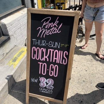Pink Metal - Quarantine cocktails to-go! - Cocktail Bars Near Me - Brooklyn, New York