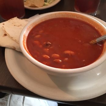 Padilla's Mexican Kitchen - Red Chile bowl with beans and a fresh tortilla.  Delicious!!! - New Mexican Cuisine Near Me - Albuquerque, New Mexico