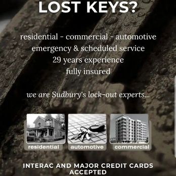 Lock Doctor - OTHER SERVICES
lockouts
rekeying
emergency lock repairs
broken key extraction
deadbolts and security hardware
safe combination changes - Keys & Locksmiths Near Me - Sudbury, Ontario Lock Doctor - OTHER SERVICES
lockouts
rekeying
emergency lock repairs
broken key extraction
deadbolts and security hardware
safe combination changes - Keys & Locksmiths Near Me - Sudbury, Ontario
