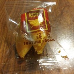 Here's the fortune cookie that my server brought to me with the bill. I had wanted to take more photos but the place was too dim.