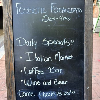 Fossette Focacceria - Cafes Near Me - Washington, DC, District of Columbia