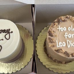 4"Ube Macapuno Cake (left) 4"Coffee Toffee Cake (Right) 4"Ube Macapuno Cake (left) 4"Coffee Toffee Cake (Right)