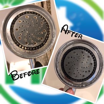 Home Refresh Services - Home Cleaning: Before/After: Soap Scum Removal - Home Cleaning Near Me