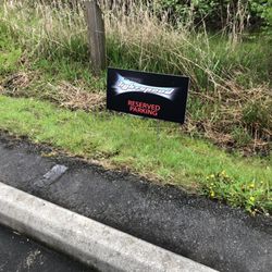 Lightspeed  Internet - Parking spot sign~