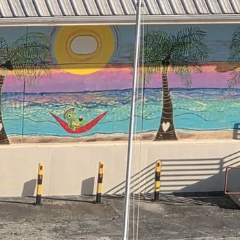 Havensight Cruise Pier - A cute mural on one of the port buildings at the Havensight Cruise Pier - Local Flavor Near Me - Estate Thomas, Virgin Islands Havensight Cruise Pier - A cute mural on one of the port buildings at the Havensight Cruise Pier - Local Flavor Near Me - Estate Thomas, Virgin Islands
