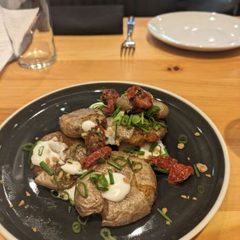 Bellwether - Vegan smashed potatoes for the win. - Cocktail Bars Near Me - Jacksonville, Florida Bellwether - Vegan smashed potatoes for the win. - Cocktail Bars Near Me - Jacksonville, Florida