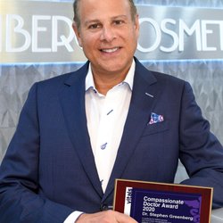 Greenberg Cosmetic Surgery & Dermatology - Dr. Greenberg is Honored to receive the Compassionate Care Award