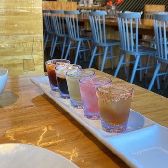 Manaow - Drink flight for $9! You get a full-size of your favorite drink - Thai Near Me - Long Beach, California Manaow - Drink flight for $9! You get a full-size of your favorite drink - Thai Near Me - Long Beach, California