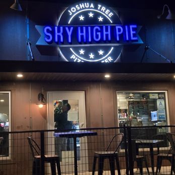 Sky High Pie - Front patio - Italian Near Me - Joshua Tree, California Sky High Pie - Front patio - Italian Near Me - Joshua Tree, California