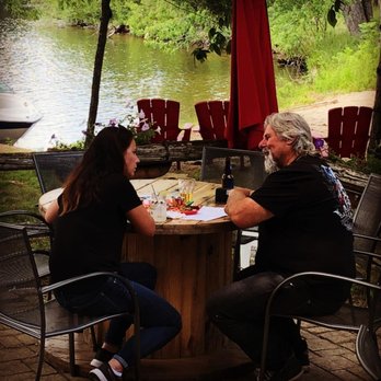 The Bent Anchor Bar and Restaurant - Enjoying a Father's Day meal - Barbeque Near Me - Combermere, Ontario