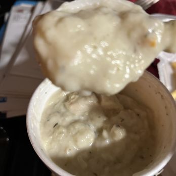 Neptune's Net - Paste thick potato mush aka " Clam chowder" - Seafood Near Me - Malibu, California Neptune's Net - Paste thick potato mush aka " Clam chowder" - Seafood Near Me - Malibu, California