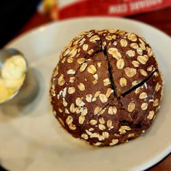 Black Angus Steakhouse - Complimentary bread.