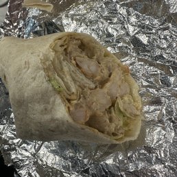 Shrimp salad wrap Shrimp salad wrap