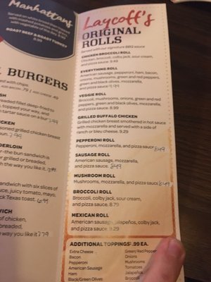 Menu photo 5 Laycoff's Tavern Fort Wayne, IN