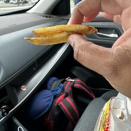 Hair wrapped around my fries Hair wrapped around my fries