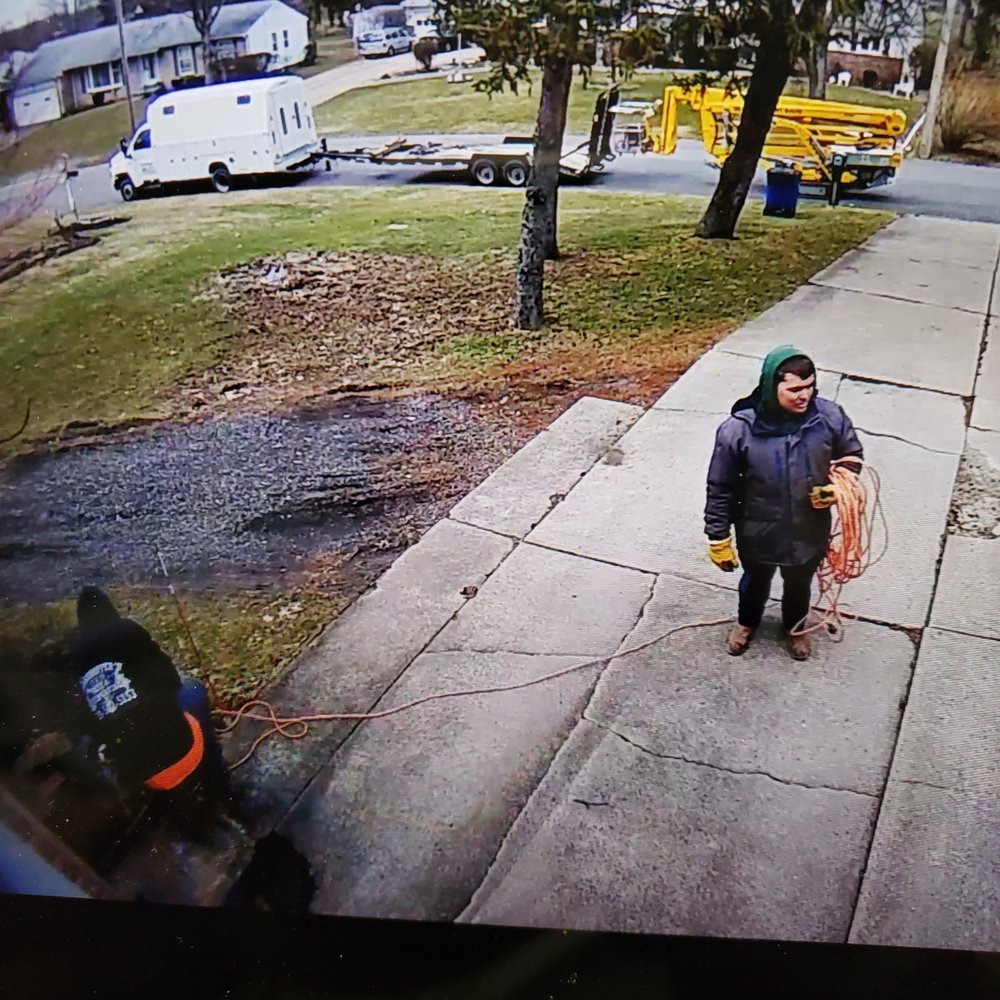 Grasshoppers Tree Service - Attempting to steal electricity - Tree Services Near Me - Youngstown, Ohio