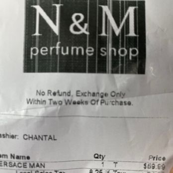 1. N&M Perfume Shop