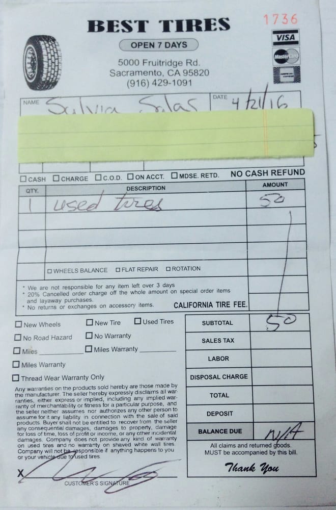 BEST TIRES 5000 Fruitridge Rd, Sacramento, California Tires Yelp