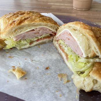 Heidi's Donuts - Turkey Croissant Sandwich (TikTok: @justandyvu) - Donuts Near Me - Westminster, California
