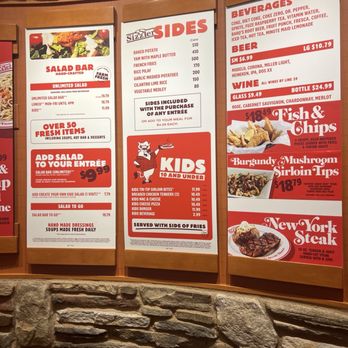 Sizzler - Menu - Steakhouses Near Me - Moreno Valley, California
