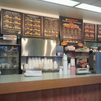 Brown's Chicken - Counter and menu - Italian Near Me - Oak Lawn, Illinois