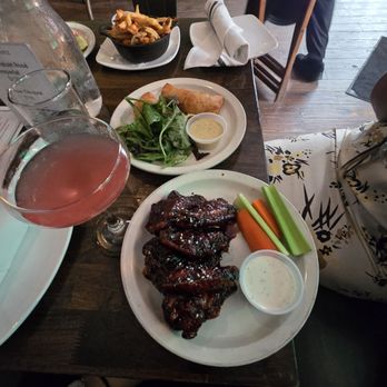 Row House - Asian bbw wings, lobster empanadas and French fries. - New American Near Me - New York, New York Row House - Asian bbw wings, lobster empanadas and French fries. - New American Near Me - New York, New York