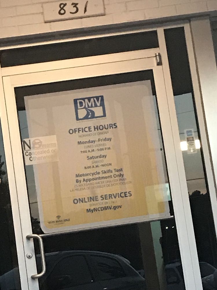 DMV Updated October 2024 19 Reviews 815 Elm St, Fayetteville, North Carolina Departments