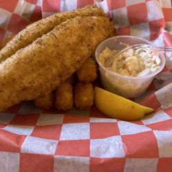 Cornett’s Chana Tap - Catfish with hush puppies and coleslaw.