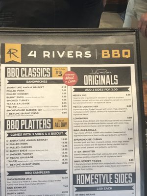 Menu photo 4 4 Rivers Smokehouse Daytona Beach, FL Menu photo 4 4 Rivers Smokehouse Daytona Beach, FL