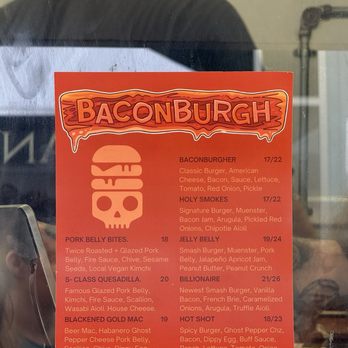 Cold Friends Kitchen - BaconBurgh menu - Burgers Near Me - Pittsburgh, Pennsylvania