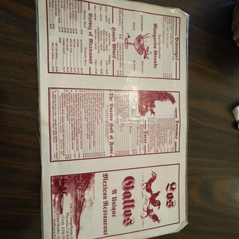Los Gallos Mexican Restaurant  - Menu - Mexican Near Me - Placentia, California