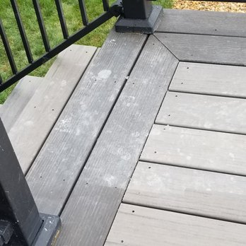 Denver Deck Builders - Mortar tracked on deck - Decks & Railing Near Me Denver Deck Builders - Mortar tracked on deck - Decks & Railing Near Me