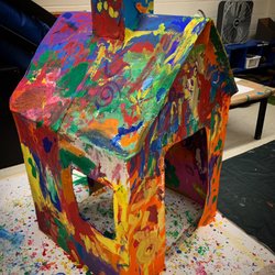 Happy Little Art Studio - Painted by so many children!