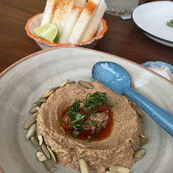 Joe Jack's Fish Shack - Restaurant week menu item. Roasted pumpkin dip.  Rich and complex. - Seafood Near Me - Puerto Vallarta, JAL