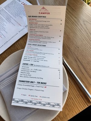 Menu photo 6 Camper Menlo Park, CA