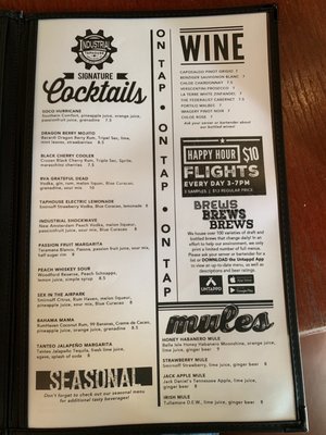 Menu photo 8 Industrial Taphouse Ashland, VA