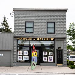 Frame and Mat Shop - Outside view of the Frame and Mat Shop in Grand Haven.
