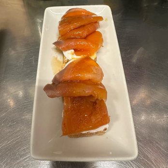 Quimet & Quimet - Salmon and yogurt - Tapas Bars Near Me - Barcelona, B