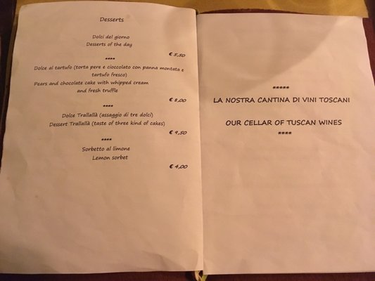 Menu photo 3 Cacio Vino Trallallà Florence, FI Menu photo 3 Cacio Vino Trallallà Florence, FI